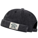 Unisex Melon Skin Cap – Vintage Hip Hop Style Beanie Hat for Street Fashion