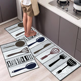 Alfombrilla suave y lavable: alfombra larga antideslizante para cocina, dormitorio, pasillo y baño