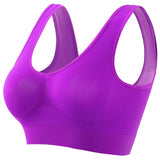 Seamless Push-Up Wireless Bra for Women – Everyday Knit Comfort with Thin Cups