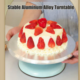 Aluminum Alloy Cake Turntable Rotating Decorating Stand for Perfect Cake Designs