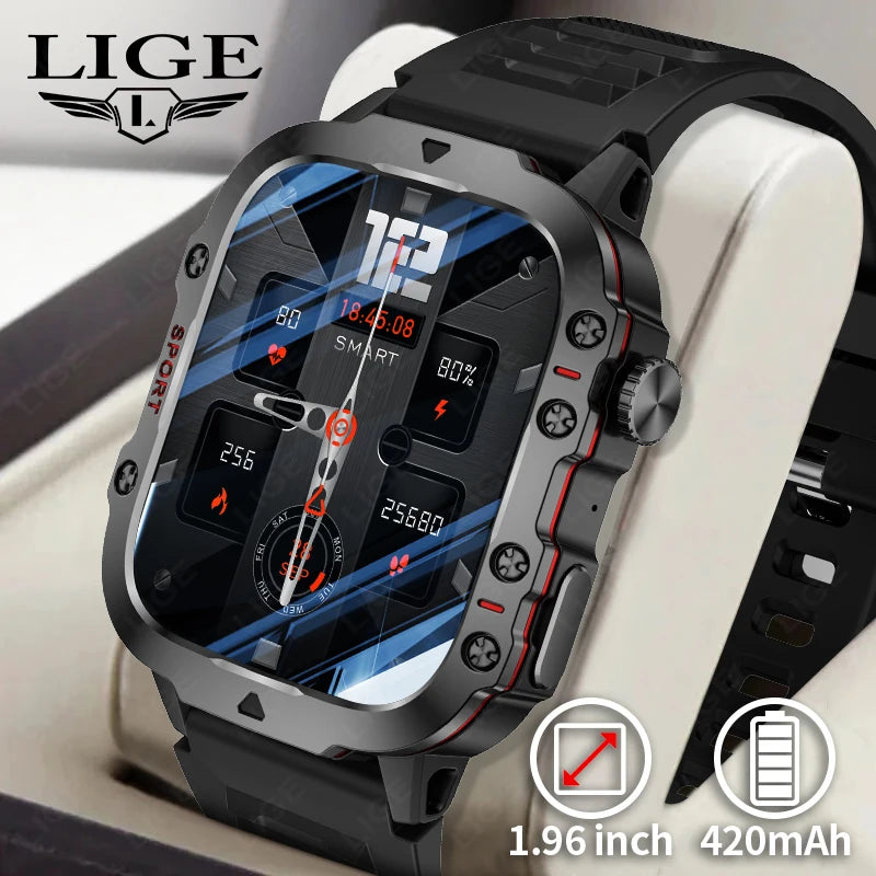 Reloj inteligente avanzado con pantalla HD de 1,96