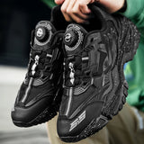 Men’s Casual Mesh Sneakers – Breathable Lace-Up Trainers for Everyday Comfort