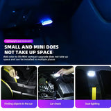 Lámpara de lectura LED táctil mini USB: lámpara compacta para interior de automóvil, 5 V, sensible al tacto, luz nocturna recargable