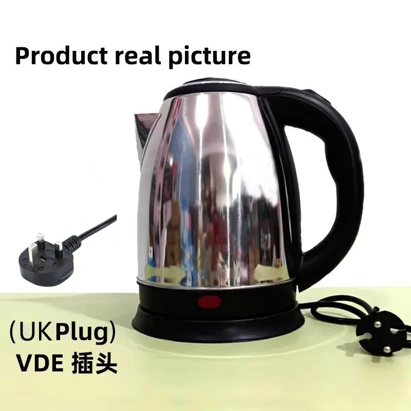 Stainless Steel Smart Kettle – 1500W Whistle Tea & Coffee Thermo Pot
