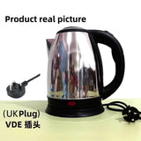 Stainless Steel Smart Kettle – 1500W Whistle Tea & Coffee Thermo Pot