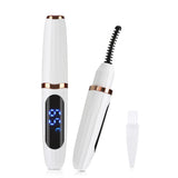 Rechargeable Heated Eyelash Curler with 3 Temperature Settings & USB Charging
