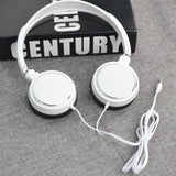 Auriculares supraurales con cable y cancelación de ruido: plegables, portátiles y con sonido estéreo para juegos, música y deportes