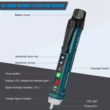 Digital Non-Contact AC Voltage Tester with Adjustable Range and LED Light