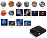 Portable LED Projection Lamp – Battery-Powered Light for Photos & Room Decor