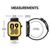 2.03" Smart Fitness Watch with Bluetooth Calling, Heart Rate & SpO2 Monitoring, 100+ Sports Modes