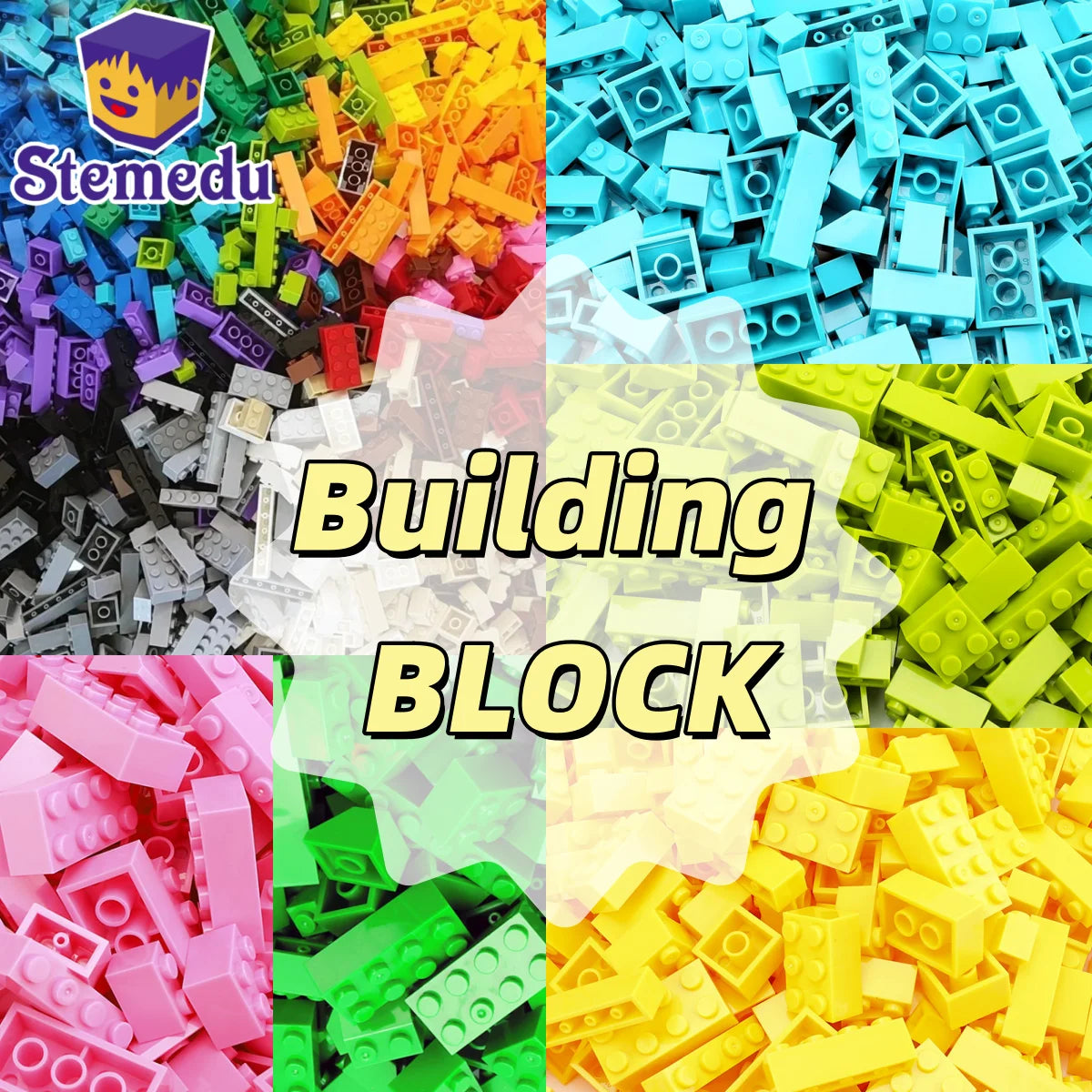 Bulk Building Blocks Set - 125/250g DIY Construction Toys Compatible with Major Brands