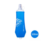 Botella de agua plegable Soft Flask de 250 ml/500 ml, paquete de hidratación sin BPA para correr, hacer senderismo y andar en bicicleta