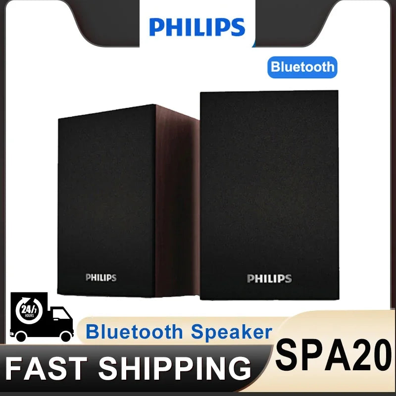 Bluetooth Desktop Speakers with 360° Surround Sound – Wireless Stereo for Laptop & PC