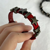 Adjustable PU Leather Star Bracelet – Stylish Unisex Charm Wristband