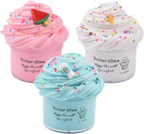 4-Pack Butter Slime Set – Super Soft, Non-Sticky & Safe DIY Slime for Kids