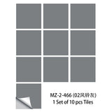 Pegatinas para azulejos de color negro con forma de diamante, resistentes al agua, despegables y adhesivas, para cocina, baño y más, 10 unidades
