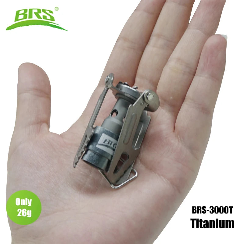 Ultralight Titanium Camping Stove - 2700W Portable Gas Burner for Hiking & Survival