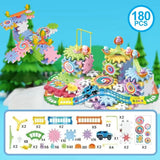 Electric Gear Building Block Set – Interactive 3D Puzzle Toy for Kids Ages 3-12