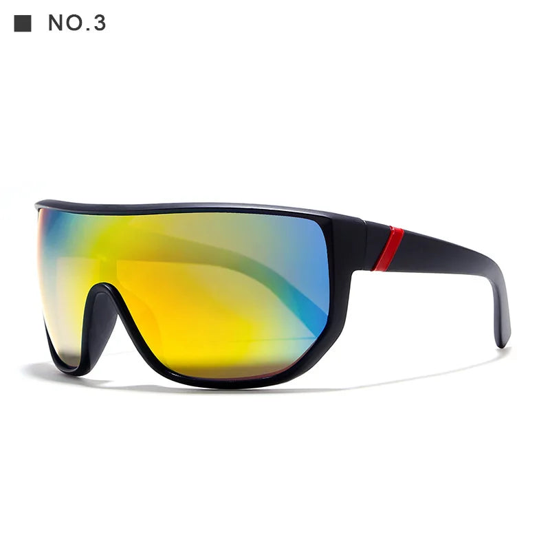 Oversized UV400 Sport Sunglasses – Stylish & Protective Eyewear for Outdoor Adventures