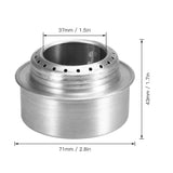 Ultralight Aluminum Alcohol Stove – Portable Camping Stove for Backpacking & Hiking