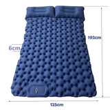 Inflatable TPU Nylon PVC Mattress with Built-in Pump – Durable & Portable Camping Mattress