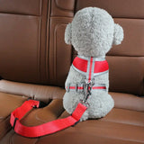 Adjustable Pet Car Seat Belt Harness – Secure & Comfortable Travel Strap for Dogs and Cats