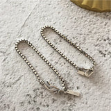 925 Sterling Silver Geometric Charm Bracelet for Women