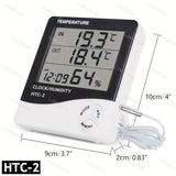 LCD Digital Thermometer & Hygrometer – Indoor Temperature & Humidity Sensor for Home Comfort