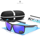 KDEAM Scratch-Resistant Polarized Sunglasses for Men – UV400 Protection, Integral Spring Hinges,
