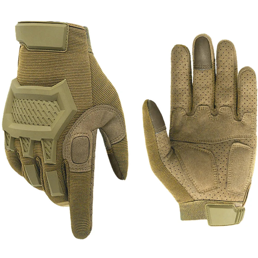 Unisex Tactical Gloves for Motorcycle Riding – Durable Microfiber Protection for All Seasons