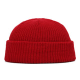 Gorro de punto acanalado unisex: gorro de pescador y esquí cálido para el invierno en climas fríos