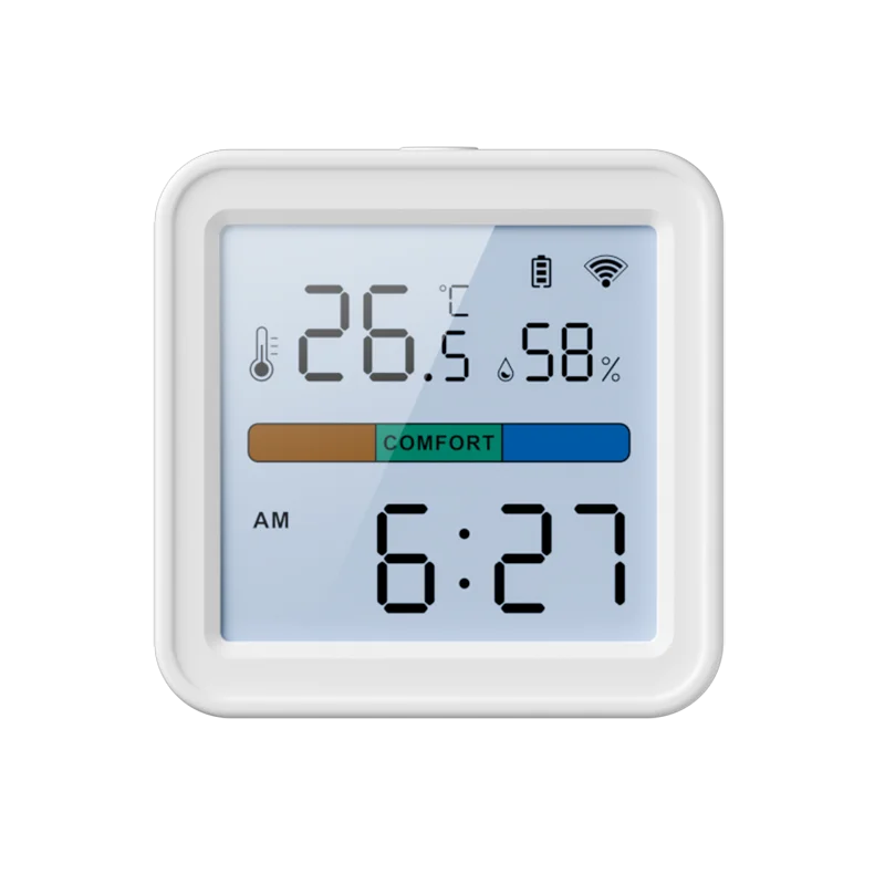 WiFi Smart Temperature & Humidity Sensor – Tuya Smart Life Compatible