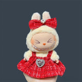 1/12 Scale Labbubu Doll Clothes and Accessories for Baby Dolls