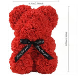 Osito de peluche Eternal Rose: regalo romántico para el Día de la Madre, el Día de San Valentín y ocasiones especiales