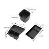 TPE Silicone Car Armrest Storage Box – Dustproof Console Organizer with Quick Installation