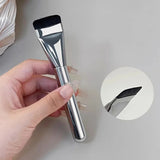 Ultra-Thin Makeup Brush Set - Traceless Foundation, Concealer & Eyeliner Brushes (3-Piece)