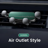 Soporte para teléfono de coche Gravity: soporte con clip para rejilla de ventilación para teléfonos inteligentes