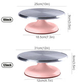 Aluminum Alloy Cake Turntable Rotating Decorating Stand for Perfect Cake Designs