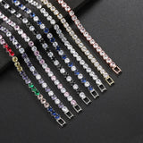 Elegant Beaded Cubic Zirconia Chain Bracelet for Women