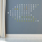 Heart-Shaped Acrylic Mirror Wall Stickers – Stylish DIY Décor for Any Space