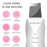 Ultrasonic Skin Scrubber & Blackhead Remover with Ion Deep Pore Cleaner