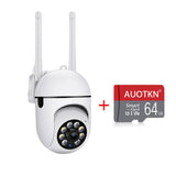Cámara de seguridad WiFi 1080P HD: vigilancia inteligente del hogar con visión nocturna