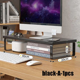 Adjustable Computer Monitor Stand – Ergonomic Desktop Riser for Office & Home Organization