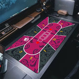 XXL Natural Rubber Mouse Pad - Poker Table Mat & Gaming Desk Pad with Anti-Slip Base