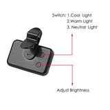 Clip-On LED Selfie Ring Light - Adjustable Phone/Laptop Light for Video Calls & Photography