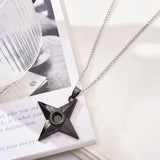 Naruto Kunai Necklace - Anime Metal Pendant Cosplay Accessory
