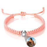 Custom Projection Photo Bracelet – Personalized Stainless Steel Gift for Men & Women