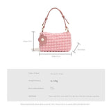 Trendy Pleated Shoulder Bag – Stylish Quilted Tote for Daily Commuting