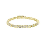 Elegant Cubic Zirconia Tennis Chain Bracelet for Women