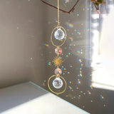Crystal Sun Catcher Wind Chime – Hanging Prism Pendant for Home, Garden, or Event Decor
